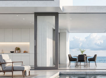 GSM65 Vertical hinged door system